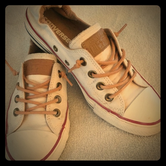 converse shoreline leather laces